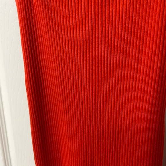 Midi fire red dress - Picture 2 of 3